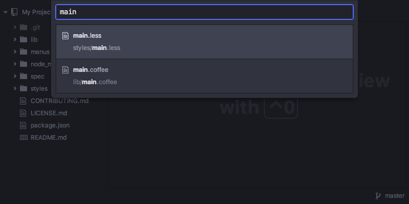 Opening files with the Fuzzy Finder